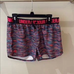 Under Armour multicolor shorts youth large